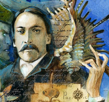 Обложка к Роберт Льюис Стивенсон - Собрание сочинений в 5 томах