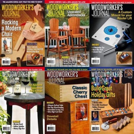 Обложка к Подшивка журнала - Woodworker's Journal за 2018 год