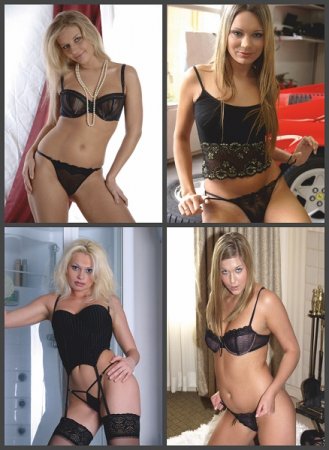 Обложка к Blondes in Black Lingerie (June 2020)